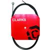 Clarks - Cavo Freno in Teflon, 200 Cm, Colore: Nero/Rosso