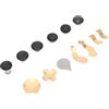 ASHATA Joystick in Metallo, 13 in 1 Pagaie di Ricambio D Pad Accessori per Parti del Controller di Gioco, Accessorio per Parti del Controller di Gioco per Xbox One Elite Series 2