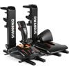 DIWANGUS Hotas - Supporto pieghevole da scrivania per joystick di volo, acceleratore, Hotas, joystick, per X52/X52 Pro/X56 T16000M/HOTAS Warthog/T Flight One/4/TCA/VKB Gladiator NXT/VPC WARBRD (2