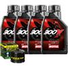Motul Kit Tagliando Olio Motul 300V 10W40 + Filtro Per BMW R1250 RT 2019