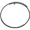 Chantecler / Et Voilà / collana choker / spinello nero e argento - 38857