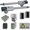 Nice TOO4500KCE Kit Automazione Cancello Battente 230V per Ante fino a 4,5 m e 250 kg con Fotocellule e Lampeggiante