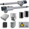 Nice TOO3000KCE Kit Automazione Cancello Battente 230V per Ante fino a 3 m e 300 kg con Fotocellule e Lampeggiante