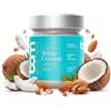 BAM Crema Spalmabile con Frutta Secca di Alta Qualità - Ideale per Topping, Brioches e Dolci - 200g (Cocco bianco con mandorle)