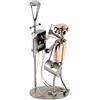 Steelman24 I Omini di Viti Elettricista con Fulmine I Idee Regalo Originale I Soprammobili in Metallo I Modellino