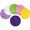 NanTun Coperchi riutilizzabili in silicone per bicchieri da caffè, antischizzo, 6 pezzi Assorted