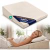 Totsy Baby Cuscino Antireflusso Adulti & a Cuneo per Letto 68x80 cm - da Lettura Triangolare Schienale Letto - Cuscino Reflusso Rialzo per Leggere a Letto Fodera Lavabile Oeko-Tex