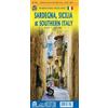 International Travel Maps Sardegna (Sardinia) & Sicilia & Southern Italy