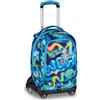 Seven SJ GANG STYLE JAM GANG Trolley Jack 8 ruote SPACE RIDE, Blu, 34L