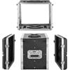 VEVOR Armadio Rack per Server 8U, Armadio Rack per Amplificatori Controller Profondità 310 mm in ABS, Chiusura a Vite Incassate Pannelli Anteriori Posteriori Rimovibili Profondità Interna 290 mm