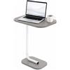 Tavolino Laterale a C per Divano e Smart Working