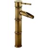 Namuoto Rubinetto Bagno Lavabo Alto Cascata Rubinetto Miscelatore per Lavabo da Bagno Miscelatore Monocomando per Bagno, Ottone Antico, Frattura A 3 Sezioni