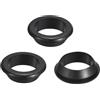 QUARKZMAN 3Pz Guarnizioni Passacavi in Gomma Nero Foro 60mm ID 50mm