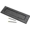 Merriway Bulk Hardware BH01857 - Buca per lettere da 265 x 76mm, colore: nero, effetto anticato