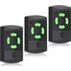 Puiseno 3 pezzi di ricambio per trasmettitore manuale Hörmann hsm4 437230, telecomando autoapprendimento codifica 26,975 MHz 4 canali per porta del garage, cancello d'ingresso, porta di casa, ecc
