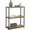 IDMarket - Consolle a 3 livelli di design industriale DETROIT