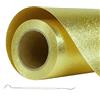 XAHMBSS Glitter Vinile Termoadesivo per Tessuti 30×200 cm,Pellicola per Plotter in Vinile a Trasferimento Termico,Facile da Tagliare e Eliminare,Vinile Permanente per T-Shirt (Oro)