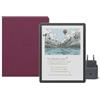 Amazon Kindle Scribe Colorsoft 32 GB (Grafite) + Penna Premium + Cover folio premium - Pelle di prima qualità (Porpora) + USB-C Caricabatterie