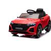 Macchina Elettrica per Bambini 12V Licenza Ufficiale Audi SQ8 E-Tron con Telecomando e Sedile Pelle Rosso