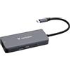 VERBATIM Hub multiporta USB C Essentials 6 porte con RJ 45