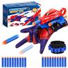 Braxel Giochi Bambini 3 4 5 Anni, Spara Ragnatele Giocattolo Regalo Bambino 3-5 Anni Maschio Costume Guanti Bambino Giochi da Esterno per Bambini Regalo Regali Natale