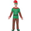 GUIRMA, S.A.- Guirca Costume Elfo Rosso e Verde da Uomo, Multicolore, L, 44527