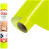 Siser® EasyWeed® Extra Giallo Fluo, 30cm x 0,5mt, vinile termotrasferibile per personalizzare nylon, pelle, tessuti trattati