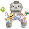 Fisher-Price Cuscino Bradipo Dolce Relax con 10 Minuti di Musica, Vibrazioni Calmanti e 2 Giocattoli, per Neonati 0+mesi, GRR01