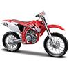 Maisto Moto Yamaha YZ450F - Modellino di moto da collezione in pressofusione, in scala 1:18, incredibilmente dettagliato, colore: rosso