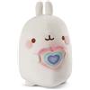 NICI Peluche Molang con Cuore Arcobaleno 12 cm I Adorabile Star dei Social Media e della TV per i Giochi e le Coccole - 48223