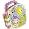 Fisher-Price Libro interattivo con filastrocche della Scimmia Viola con Effetti sonori e Luminosi per Bambini dai 6 Mesi in su, Versione Francese, JFN05