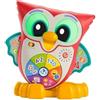 Fisher-Price - Parlamici Baby Gufo Luminoso Impara con Me, Edizione Francese, Giocattolo Interattivo Musicale con Luci e Movimenti per l'apprendimento, Giocattolo per Bambini, 18+ Mesi, HJM69