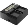 Sonstige Verlage Caricabatterie Newell DC-LCD a doppio canale per batterie della serie NP-FW per Sony