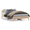 vidaXL Letto in legno massiccio senza materasso 120x190 cm in legno di pino