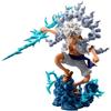Banpresto Bandai Ichibansho, statuetta di Monkey.d.luffy in modalità Gear 5, colore blu. Blu, taglia unica