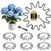 WUQNGI Tutore Piante, 10 Pezzi Supporto per Piante Rotondi, Tutori Regolabili per Ortensie Ø 21,5 cm, Robusti Supporti da Giardino per Piante Perenni, Rose, Fiori, Peonie e Ortaggi