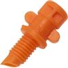 AERZETIX - Set di 10 Ugelli Irrigazione 180° | Microirrigatori in Plastica | Portata 40 l/h | Raggio 2,5 m | Colore Arancione | per Giardinaggio e Irrigazione a Spruzzo