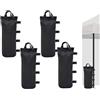 Anlising Pesi per Gazebo, 4PCS Sacchi di Sabbia di Peso, Tessuto Oxford 600D, Pesi per Gazebo da Esterno, Sacchetti per Pesi a Baldacchino, Zavorre Peso Gazebo, per Tenda,Gazebo,Ombrelloni, Trampolin