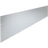 IRKA 1003-003 - Bordo prato stretto - 100 x 0,1 cm - Bordo letto in alluminio-zinco con doppio attacco a vite - altezza 24 cm