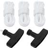 ZAMDOE Corda di Avviamento Autoavvolgente 4mm Corda di Tirare per Honda GX GX160 GX200 196 212 224cc 168 Piccolo Motore Mini Moto Generatore Idropulitrice Timone Spazzaneve ATV, con Impugnatura