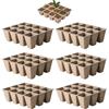 SGSCFG 6 Gusci da Cucina A 12 Buche, Tazza Nutrizionale della Piantina, Guscio di Piantine Vegetali, Tazza di Piantine Degradabile, Esigenze da Giardino.