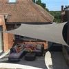 diig Tenda parasole a vela per patio, 15,2 x 25,4 m, rettangolare, in tessuto, per esterni, per pergola, cortile, giardino, cortile (colore grigio)