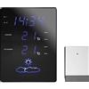 techno line WS 6820 Stazione Meteo, Nero/Argento