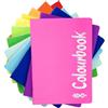 Colourbook Confezione 12 Quaderni Maxi Cento A5 Italiano Rigatura A A Righe Con Margine Per Prima E Seconda Elementare, Carta 100 G Fogli Spessi, 80 Pagine, Copertine Multicolor