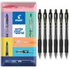 Pilot G-2 - Set di 6 penne a sfera retrattili con inchiostro gel, punta da 0,7 mm, inchiostro nero