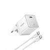 UGREEN Nexode Air 65W Caricatore USB C Ricarica Rapido GaN II Alimentatore con Cable Type C Compatibile con MacBook Pro Air iPad iPhone 17 Air Pro Max 16 15 14 13 Galaxy S26 25 Pixel 10 (Bianco)