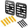 Aokicase Compatible with Yamaha/YAS-207 / YAS-209 / YAS-108 / YAS-109 Holder Wall Mount Stand Accessories with Integrated Cable Management, Smart Home Speaker Accessories Rack (Black) 2 Pieces