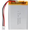 Sunkoo Batteria ai polimeri di litio 3,7 V 1000 mAh 503450 ricaricabile con cavo connettore JST per altoparlanti e dispositivi wireless