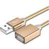 YSJJZRL superior ZRL USB Extende, Nylon Intrecciato 1m USB 2,0 Cavo di prolunga, Super Speed Tipo a Maschio a Femmina Cavo di prolunga con connettori in Metallo Placcato Oro