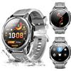 Luzglo Anywise W1 AI Smartwatch Uomo,GPS Dual-Band Integrato,5ATM Impermeabile Militare Smart Watch,1.43 AMOLED Fitness Tracker Per Android iOS,170+Sports Modes,Answer/Make Call/12 Days Battery